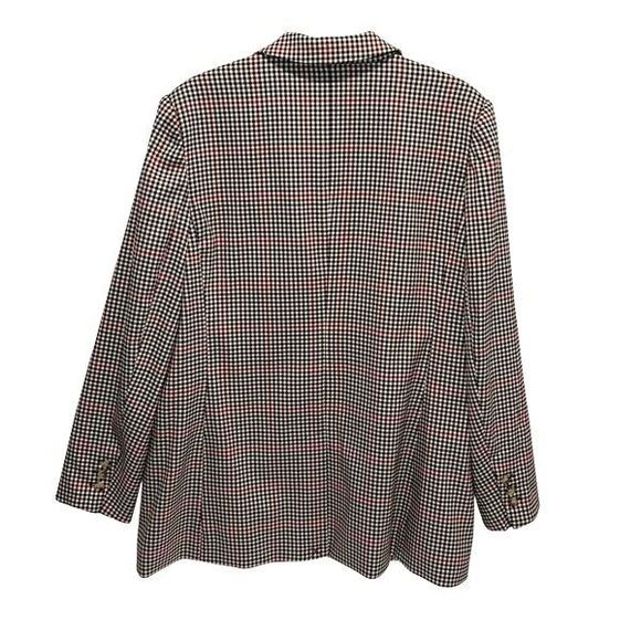 Marled Womens Notched Lapel One Button Lined‎ Blazer Jacket Multicolor XL NWT - Picture 3 of 7